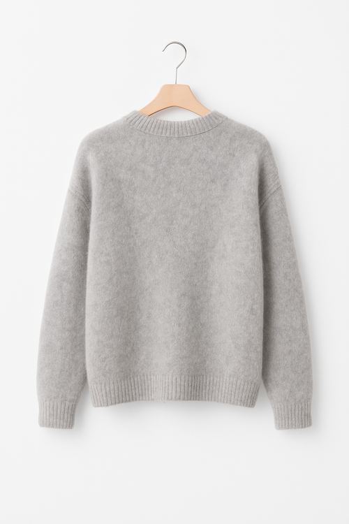 Warm pup knit jumper panda